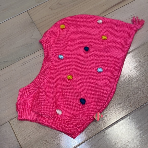 Billiblush designer girls pink soft knit bonnet hat - Picture 4 of 8